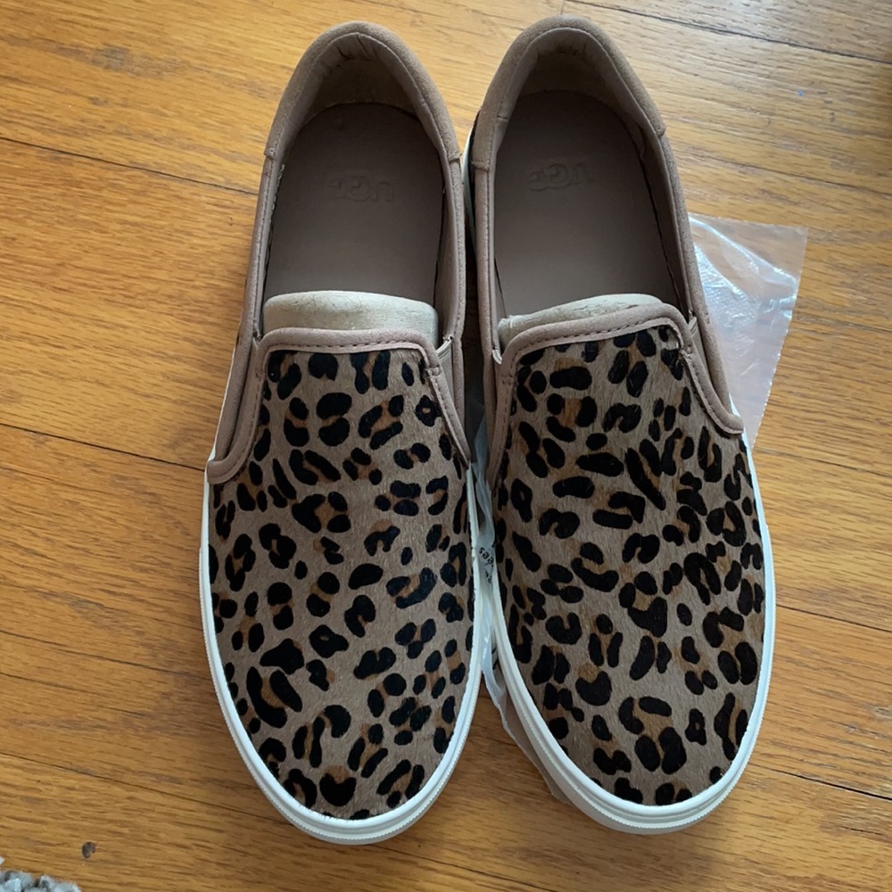 UGG cheetah print sneakers